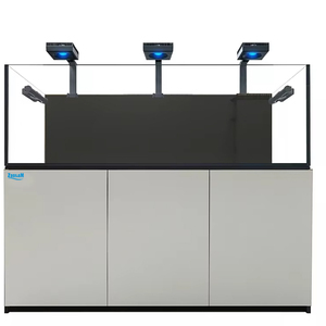 Aquarium sur mesure extra-large en verre pour poissons d'eau salée, coraux et animaux marins, avec verre ultra-clair à faible teneur en fer - Product Image 1