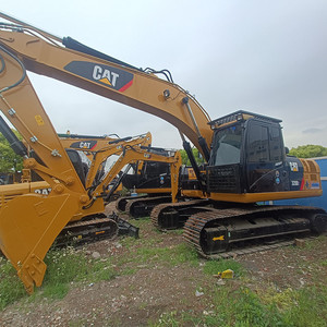 Pelles sur chenilles d'occasion 20 TONNES Original CAT 320D Caterpillar 320D Machinerie lourde avec équipement élevé EN VENTE - Product Image 1