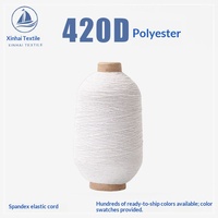 Fil élastique en chenille 420D avec spandex pour la couture de vêtements, fil de bobine ultra-fin de 0,3 mm pour machine à coudre, idéal pour les poignets - Livraison gratuite