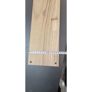 Tablas de Madera Maciza de Paulownia 430x152x15mm Rectangulares Diseño Rústico Para Pisos y Muebles - Product Image 4