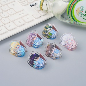 Clip de Plástico Acrílico de Personajes de Anime Q Version <span class=keywords><strong>Rampo</strong></span> Bai Chunian, Diseño de Sirena Caída, para Estudiantes - Product Image 2