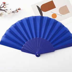 OEM Wholesale Colorful Plastic Handle Advertising <b>Hand</b> <b>Fan</b> - Product Image 1