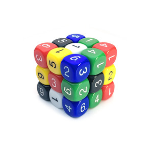 Jeux de société numériques personnalisés Coins arrondis Éducation préscolaire éducative dés numéro de rouleau - Product Image 6