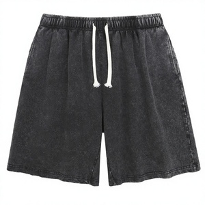 US Local Warehouse 100% Cotton Washed Shorts Japanese Graphic Print Anti-Wrinkle Breathable Eco-Friendly 4 Colors - Product Image 2