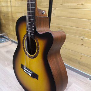 Factory Wholesale Premium 40Inch Cutaway Acoustic Guitar with Solid Spruce <b>Top</b> for Professionals Guitar Acoustic(W61-SB) - Product Image 2