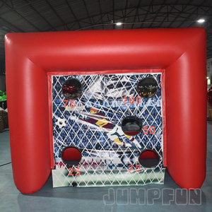 Usine chinoise Installation facile <span class=keywords><strong>But</strong></span> de football gonflable 3X2X2.5 mètres Jeux de tir de football gonflable humain Sports de football interactifs pour enfants - Product Image 1