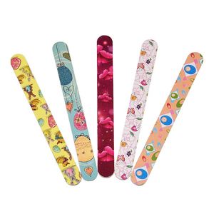 All'ingrosso carta vetrata lime per unghie per bambini lucidatura a dita colorati multi modelli fiore farfalla stampato doppio lato - Product Image 6