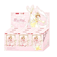 Auténtico MAIHE BOXFUN Cardcaptor Sakura Sakura Time Watch Caja Sorpresa Set Completo 9 Piezas Accesorio de Reloj de Pulsera de Anime Regalo Coleccionable