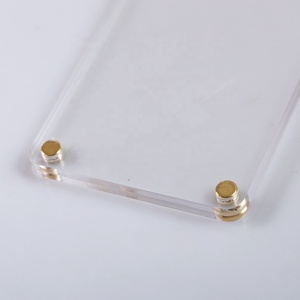 <span class=keywords><strong>Cadre</strong></span> photo magnétique en acrylique écologique à double face carré, à fort magnétisme, bords lisses, durable, personnalisable pour l'affichage - Product Image 4