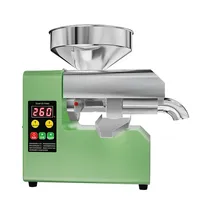 Presse à huile domestique en acier inoxydable 8-10 kg/h pour le soja, les arachides et le colza, facile à utiliser