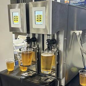 Dispensador de Cerveza Comercial de Doble Grifo con Pantalla Táctil, Acero Inoxidable 304 de Grado Alimenticio, Dispensador Automático de Cerveza para Pubs - Product Image 1