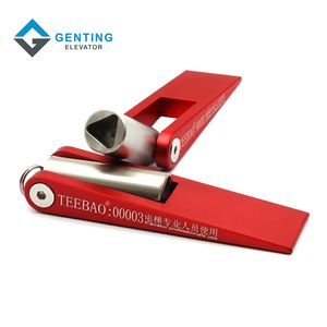 Jauge d'espacement pour ascenseur TEEBAO 3-en-1, clé triangulaire, résistance de porte d'ascenseur, pièces de rechange pour ascenseur - Product Image 1