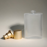 Flacons de parfum en verre dépoli de luxe en flacons de pulvérisation de brume hydratante de 30ml 50ml et 100ml pour aromathérapie et diffuseur en stock