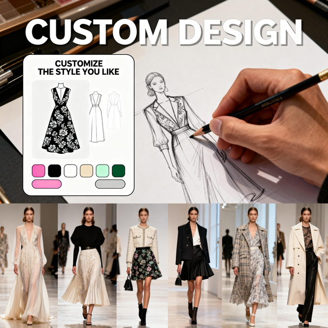Fashion Clothing Manufacturers Custom OEM/ODM High Quality China Suppliers Cut Sew Design Women Casual Dress Factory
