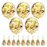 12 Zoll Gold Pailletten Latexballon Transparent Konfetti Umweltfreundlicher UV-Druck Valentinstag Weihnachten Hochzeit Geburtstag Party