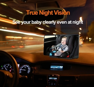 Digitaler Einstellbarer Betrachtungswinkel Nachtsicht 1080P 7-Zoll-Touchscreen Intelligente Babykamera Auto-Babymonitor Endlosaufzeichnung Kind - Product Image 6