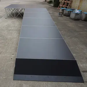 Panel cuadrado de escenario elevador plegable de escenario de Evento de aluminio para escenario inteligente