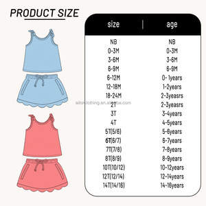 Conjunto de yoga para niñas con top de tirantes y falda pantalón festoneada para deportes de verano, ropa deportiva OEM/ODM, MOQ bajo para deportes escolares y uso diario - Product Image 5