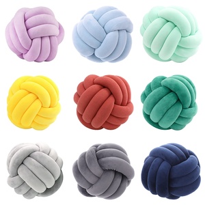 Nouvelle tendance <span class=keywords><strong>Tressé</strong></span> Noeud <span class=keywords><strong>Boule</strong></span> Coussins Décoratifs - Product Image 3