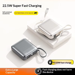 Nouvelle mini <span class=keywords><strong>batterie</strong></span> <span class=keywords><strong>externe</strong></span> de poche à charge rapide 10000mAh <span class=keywords><strong>20000mAh</strong></span>, chargeur portable, <span class=keywords><strong>batterie</strong></span> <span class=keywords><strong>externe</strong></span> pour téléphone portable - Product Image 5