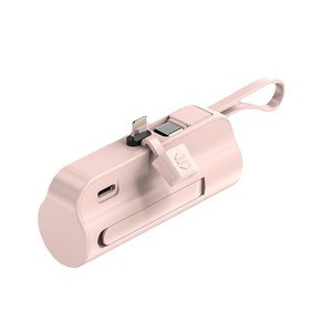 Mini Power Bank KC de Poche, Capsule d'Urgence Autonome, Chargeur Portable 5000mAh en Plastique Forme Rouge à Lèvres, Cadeau Publicitaire - Product Image 5