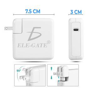 Chargeur USB-C ELE-GATE 87W pour MacBook, adaptateur Type C, alimentation à charge rapide - Product Image 3