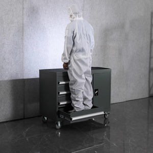 Carrito de Herramientas de Acero de Diseño Moderno Personalizable OEM, Capacidad de 500 kg, 4 Cajones con Cierre Suave, Caja de Herramientas Resistente <span class=keywords><strong>para</strong></span> Exteriores y Garaje - Product Image 5