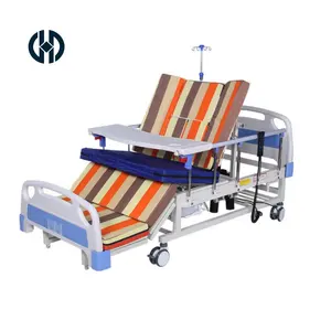 Wholesale Price Elderly Hospital Home Care Hospital Bed Nursing Care Adjustable Medical Bed With Mute Wheel