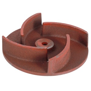 Impulsor Abierto de Aspas Curvas, 3 Aspas, Superficie Pintada, Montaje Universal para Accesorios de Bomba de Agua - Product Image 1