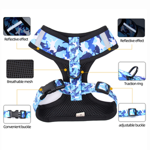 ZMaker all'ingrosso <span class=keywords><strong>Logo</strong></span> personalizzato Pet <span class=keywords><strong>Dog</strong></span> Harness Private Label <span class=keywords><strong>Dog</strong></span> Harness guinzaglio collare set con supporto per sacchetto di cacca - Product Image 4