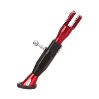 Béquille latérale pour moto et vélo électrique - Support réglable antidérapant en alliage d'aluminium usiné CNC pour modification générale