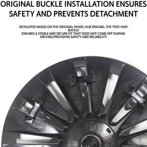Automóvil para Tesla Modelo 3 Highland 4 Uds tapa de rueda de repuesto de rendimiento <span class=keywords><strong>tapacubos</strong></span> de rueda de <span class=keywords><strong>18</strong></span> <span class=keywords><strong>pulgadas</strong></span> - Product Image 2