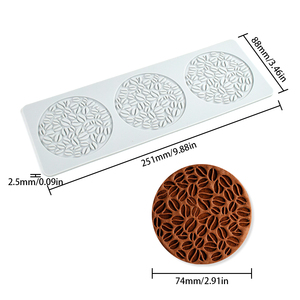 Tapis de cuisson en silicone à motif dentelle pour crêpes, biscuits ronds et moules à chocolat, outils de décoration de gâteaux - Product Image 5