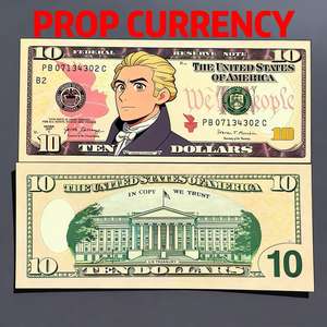 Denaro Finto Realistico in Dollari USA - Banconote Giocattolo per Film, TV, Video Musicali, Feste, Trucchi di Magia, Fotografia e Scherzi - Product Image 2