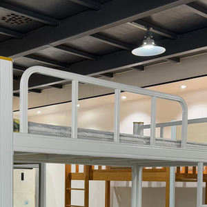 Modern Metal <strong>Bunk</strong> <strong>Bed</strong> With Storage - <strong>Double</strong> Decker Space Saving <strong>Bed</strong> For Bedroom, School Dorm &amp; Apartment - Product Image 6