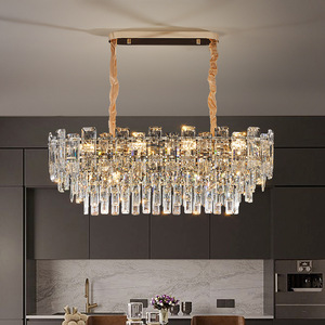 Luxury Modern Classic Crystal Round Chandelier <b>Led</b> <b>Light</b> For Villa Living Room Duplex Hotel Banquet Hall - Product Image 5