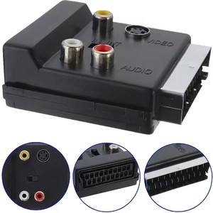 Convertidor SCART a 3RCA Jack S-Video AV para TV con Entrada/Salida de 20 Pines, Cable Adaptador de Audio y Video SCART a 3 RCA - Product Image 5