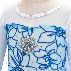 Costume de carnaval de Noël pour tout-petits, robe de fête d'anniversaire avec paillettes, déguisement de princesse <span class=keywords><strong>Elsa</strong></span> pour filles - Product Image 5