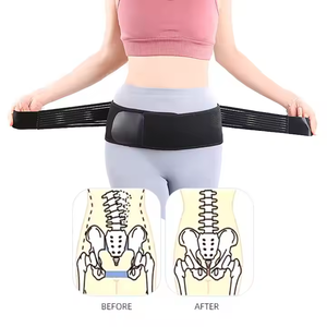 Ceinture de soutien lombaire en tourmaline pour thérapie magnétique unisexe auto-chauffante avec soutien de taille protecteur en maille respirante - Product Image 5