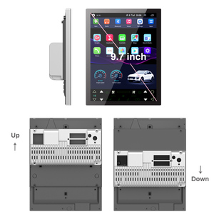 Wanqi 9.7 Inch Phong Cách 4G LTE Màn Hình Thẳng Đứng Android 15 Xe Navigation Đài Phát Thanh Video Cho Renault Keleos/Megane 4 2016-2019 - Product Image 2