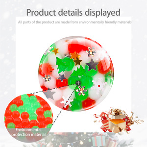 Novedad transfronteriza de Navidad: Pelota antiestrés de burbujas, juguete blando de uva, pelota de goma termoplástica suave para descompresión - Product Image 6
