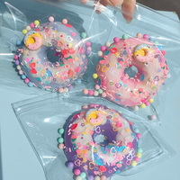 Jouets de décompression faits à la main, pince-taba, famille de jouets moelleux, pain simulé, beignets, boule anti-stress, jouets sensoriels en PVC mignons à presser