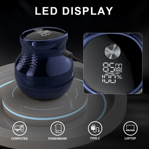 Rasoir électrique et tondeuse à barbe USB avec écran LED, étanche IPX6, charge rapide, pour usage domestique et en camping-car, grande capacité de stockage pour hommes - Product Image 3