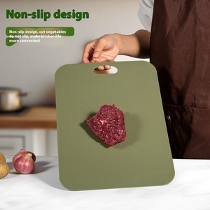 Household Kitchen <b>Plastic</b> Chopping Block Baby Food Double-Sided Fruit & Vegetable Cutting Board Small Plate for Kitchen Use - Product Image 5