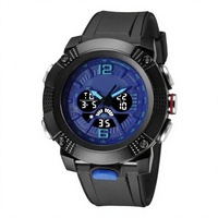 Jam Tangan Pria SMAEL 8058 Stylish Tahan Air 5ATM Diver Sport Chronograph Analog-Digital Dial dengan Mesin ESPON 58mm