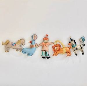 Ballons en aluminium de 16 pouces en gros, thème cirque de dessin animé, accessoires de décoration pour fête d'anniversaire d'enfants - Product Image 2