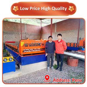 Станок для производства металлочерепицы Hebei Liming (для рынка Перу), двухслойный профилегибочный станок TR4/TR5 - Product Image 5