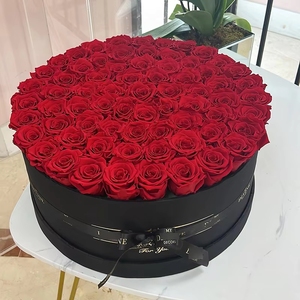 <span class=keywords><strong>Rose</strong></span> Stabilizzate di Grado A all'Ingrosso, Scatola Gigante da <span class=keywords><strong>200</strong></span> <span class=keywords><strong>Rose</strong></span>, Fiori Eterni a Lunga Durata in Scatola Rotonda per San Valentino - Product Image 2