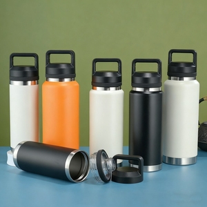 Botella de agua deportiva personalizada de doble pared con tapa, uso diario de acero inoxidable 304, Popular - Product Image 5