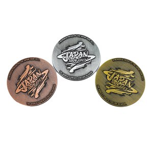 Medalla de Turismo Personalizada de Fábrica, de Aleación de Zinc, Colores Vintage, Recuerdo Turístico de Japón, Medalla Metálica Pesada y Grande, Personalizable - Product Image 2